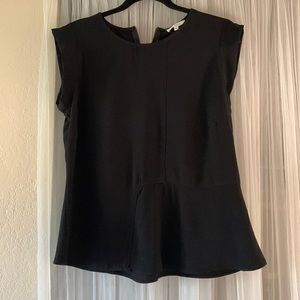 Pleione Black Peplum top size M